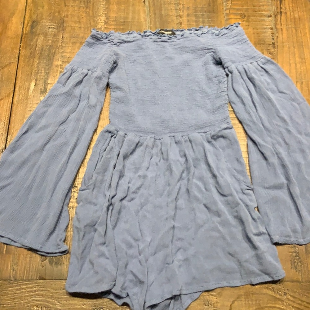 Periwinkle blue romper!